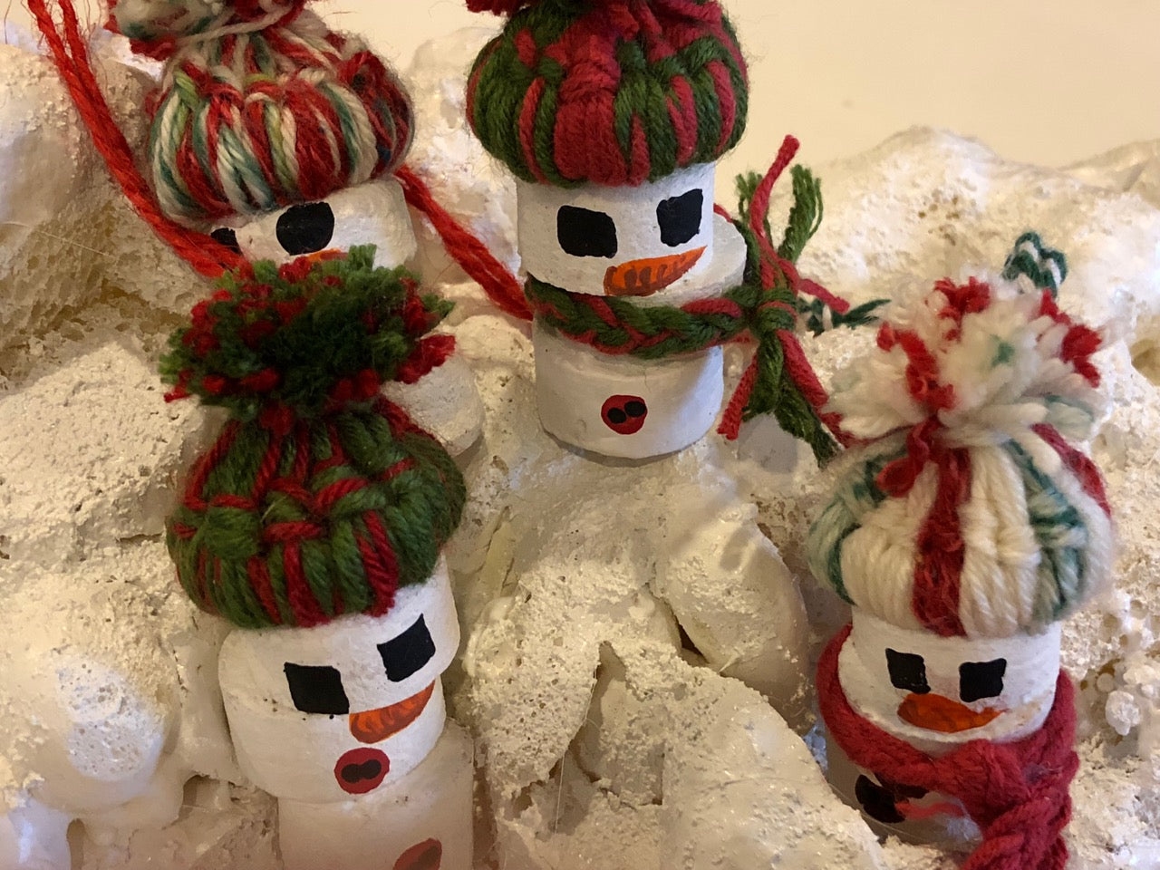 Tree Ornaments - Melting Maryland Snow People