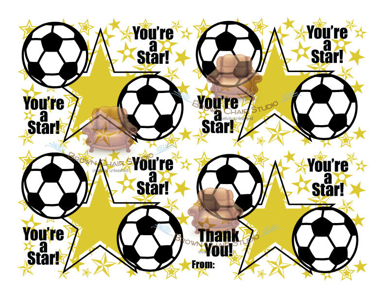 Soccer Gift Tags